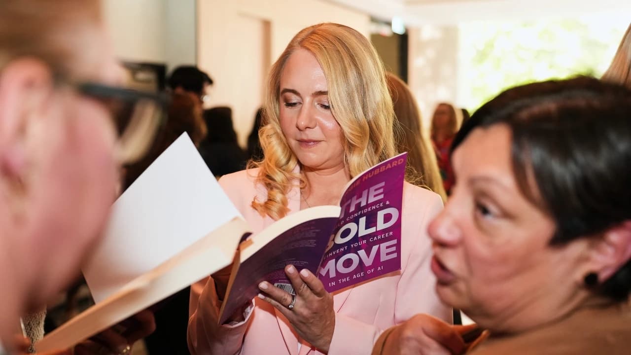 Celebrating at the book launch event